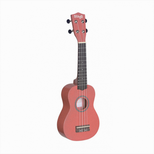 Stagg Soprano Ukulele Pink 