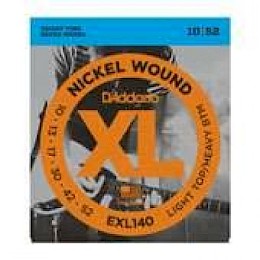 D'Addario 10-52 EXL140 Electric guitar strings by 