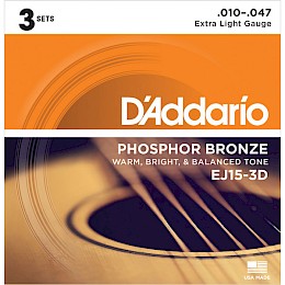 DADDARIO 10-47 3D EJ15 ACOUST by 