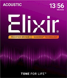 Elixir Nanoweb 13-56 Phos Bronze by 