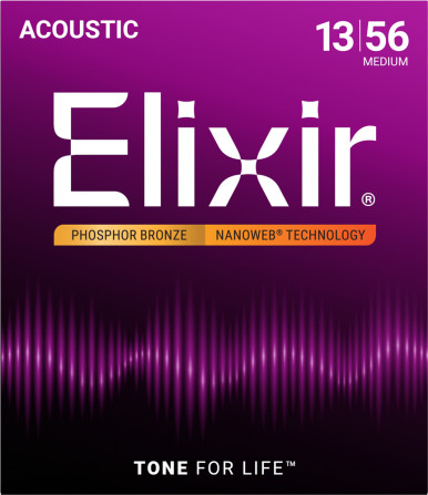 Elixir Nanoweb 13-56 Phos Bronze